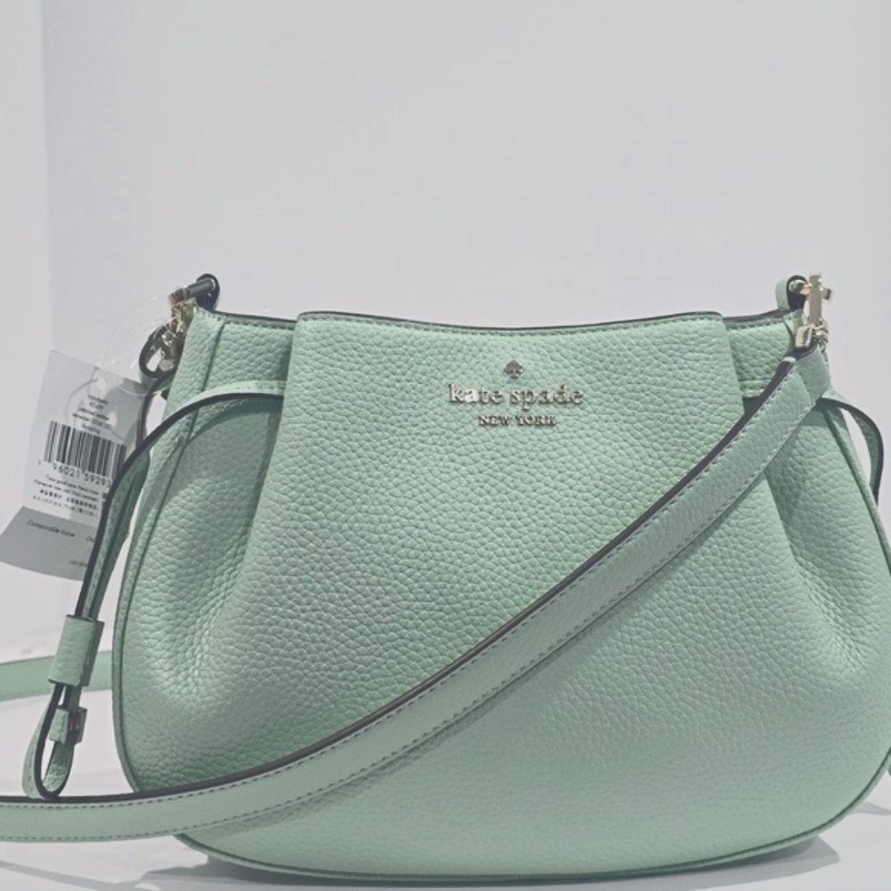 SALE! ⭐ Kate Spade #KE477 Dumpling Soft Leather Crossbody Bag SEAWATER ⭐ NWT